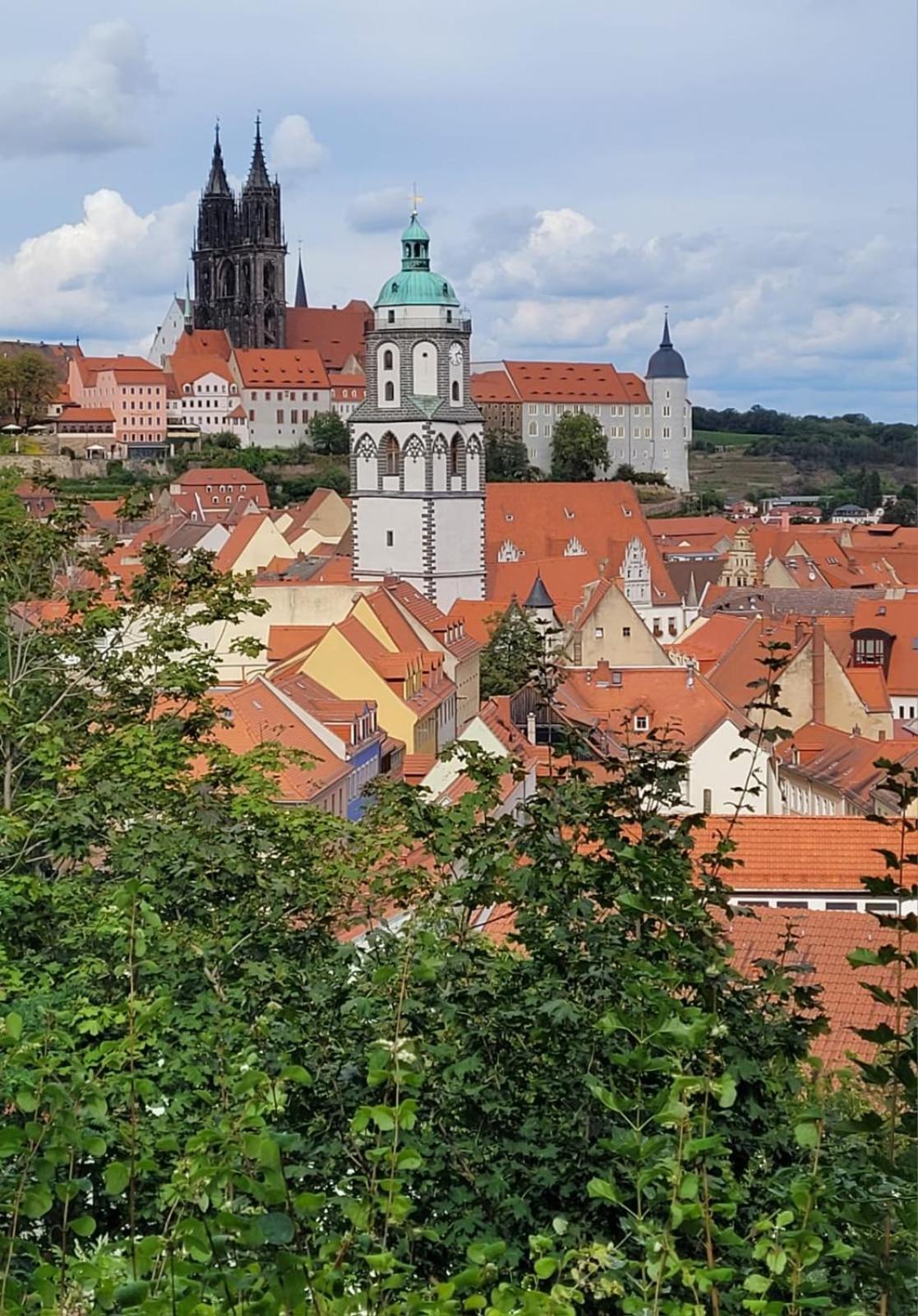 Cosel Apartment Altstadt Radfahrer Balkon Meissen Exterior photo